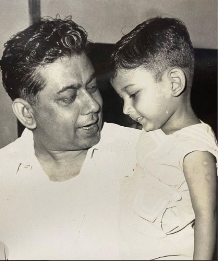 Chitragupta Ji with Young Anand and Milind